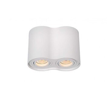 Lucide TUBE ceiling spotlight white, 2-light sources