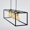 IBUSUKI Pendant Light gold, brass, black, 4-light sources