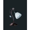 Trio-Leuchten Traditio Table Lamp dark brown, rust-coloured, 1-light source
