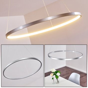 Canisteo Pendant Light LED silver, 1-light source