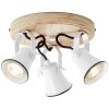 Brilliant Seed Ceiling Light Light wood, white, 3-light sources