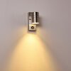 FROSLEV Outdoor Wall Light LED chrome, 1-light source, Motion sensor