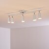 Ceiling Light Zuoz chrome, white, 5-light sources