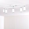 Ceiling Light Zuoz chrome, white, 5-light sources