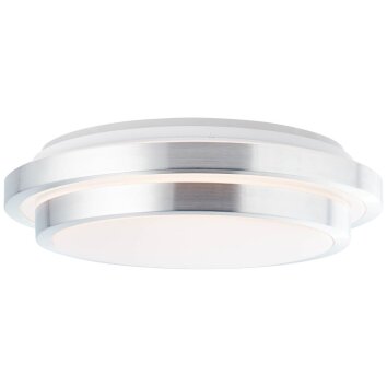 Brilliant VILMA Ceiling Light LED silver, 1-light source, Remote control, Colour changer