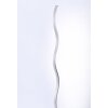 Leuchten-Direkt WAVE floor lamp LED stainless steel, 1-light source