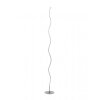 Leuchten-Direkt WAVE floor lamp LED stainless steel, 1-light source