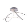 Leuchten-Direkt VIOLETTA Ceiling light LED stainless steel, 1-light source