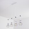 Barakaldo Pendant Light chrome, white, 4-light sources