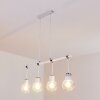 Barakaldo Pendant Light chrome, white, 4-light sources