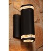 Konstsmide wall light black, 2-light sources