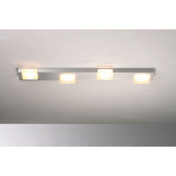 Bopp Lamina Ceiling Light LED aluminium, 4-light sources