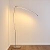 Santa Marta Floor Lamp LED matt nickel, 1-light source