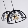 Ballarat Pendant Light black, 2-light sources