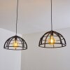 Ballarat Pendant Light black, 2-light sources