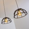 Ballarat Pendant Light black, 2-light sources