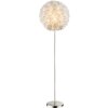 Globo floor lamp matt nickel, 1-light source
