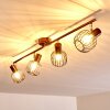 Cancun Ceiling Light brown, 4-light sources