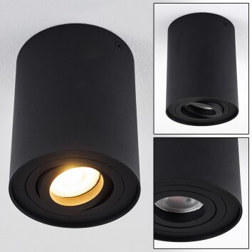 Quimper Ceiling Light black, 1-light source