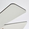 ELLMAU ceiling fan chrome, grey, white, 1-light source