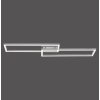Leuchten Direkt LS-MAXI Ceiling Light LED stainless steel, 1-light source, Remote control, Colour changer