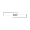 Leuchten Direkt LS-MAXI Ceiling Light LED stainless steel, 1-light source, Remote control, Colour changer