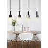 Lucide TEUN Pendant Light black, 4-light sources