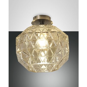 Fabas Luce WAI Ceiling light polished nickel, 1-light source