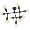 EGLO BOCADELLA Ceiling Light black, 9-light sources