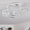 LIMASSOL Ceiling Light chrome, white, 3-light sources
