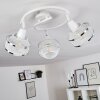 LIMASSOL Ceiling Light chrome, white, 3-light sources