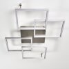 VEYRIER Ceiling light LED brushed steel, 4-light sources