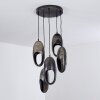 LAMINGTON Pendant Light black, silver, 5-light sources