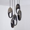 LAMINGTON Pendant Light black, silver, 5-light sources