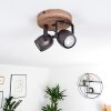 KUAH Ceiling Light black, 2-light sources