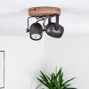 KUAH Ceiling Light black, 2-light sources