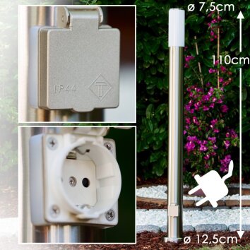 Caserta floor lamp, path light, 1-light source