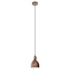 Eglo PRIDDY 1 pendant light dark brown, copper, 1-light source