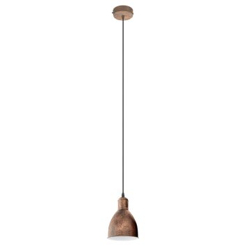 Eglo PRIDDY 1 pendant light dark brown, copper, 1-light source