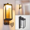 FAROER Outdoor Wall Light LED anthracite, 1-light source, Motion sensor