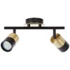 Brilliant Maribel Spotlights brass, black, 2-light sources