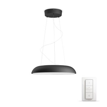 Philips HUE AMBIANCE WHITE AMAZE Pendant Light LED black, 1-light source, Remote control