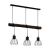 Eglo HORNINGTOPS Pendant Light brown, black, 3-light sources