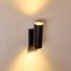 FROSLEV Outdoor Wall Light LED black, 2-light sources, Motion sensor