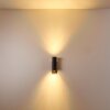 FROSLEV Outdoor Wall Light LED black, 2-light sources, Motion sensor