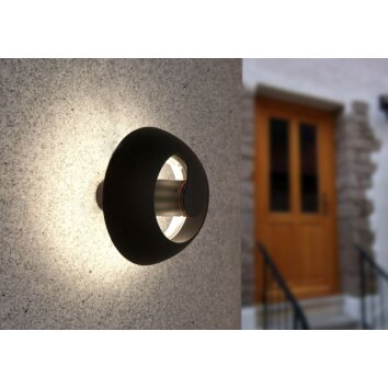 LUTEC Spril Outdoor Wall Light LED anthracite, 6-light sources