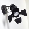 LICHINGA Wall Light black, 1-light source