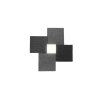 Grossmann CREO Wall and Ceiling Light LED black, 1-light source