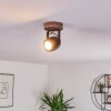 KUAH Ceiling Light black, 1-light source