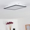 SALMI Ceiling Light LED black, white, 1-light source
